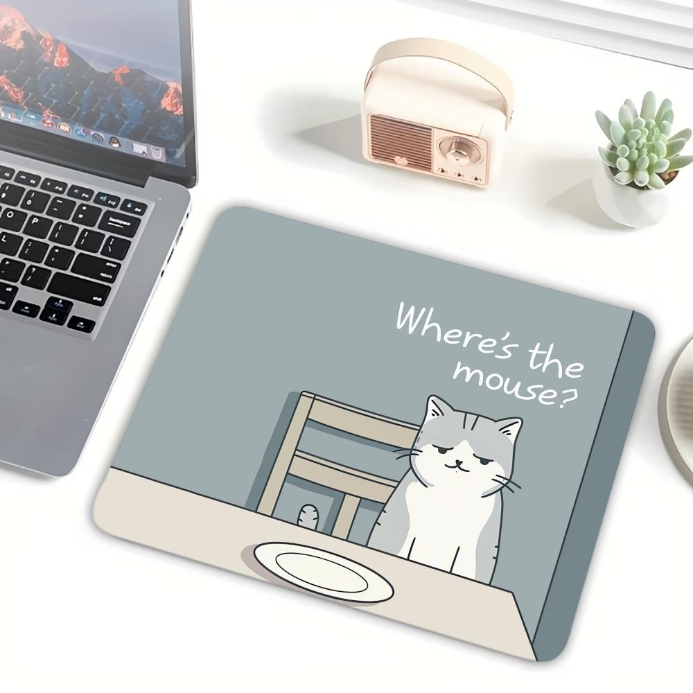 Funny cat meme Mouse Pad 40X45 Large Square Computer Office Game Table Mats Rubber Anti-slip Laptop Mousepads Small Desk Pads