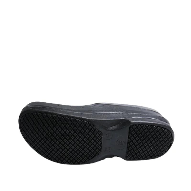 Fashion Kitchen Work Shoes Antiskid Waterproof Oil-Proof Cook Chef Shoes Slip-On Resistant Safety Shoes Clogs Zapatos Para Hombre Male