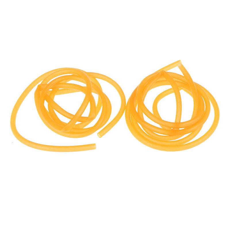 2Packs 1M Fishing Luminous Tube Fluorescent Luminescent Tube Baiting Fish Soft Rubber Tube Fishing Line Tube Fishing Accessories