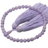 Women's Buddhist Prayer Beads, Kyoto Style, Made of Fuji Cloud Stone with Silk Tassel, Suitable for All Sects, Suitable for Informal Funerals,