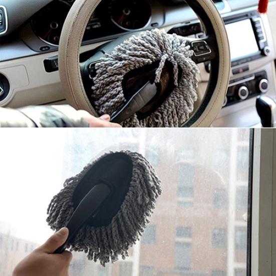 Multi-Functional Car Duster Dust Clean Cleaning Dirt Dusting Brush Tool Mop