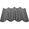 4 Pack 15 X 13 Inch Black Non-stick Perforated Baguette Pans, French Loaf Pan Baguette Tray 4 Wavy Loaves Loaf Pan For Baking -gt