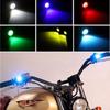 1 Pair DC12V Motor Strobe Led Eagle Eye Flashing Light Headlight With Brackets Daytime Running Lamps For Motorcycle Spotlight