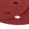 JIKFU 5-inch 6-Hole Self-Adhesive Flocking Sandpaper Discs