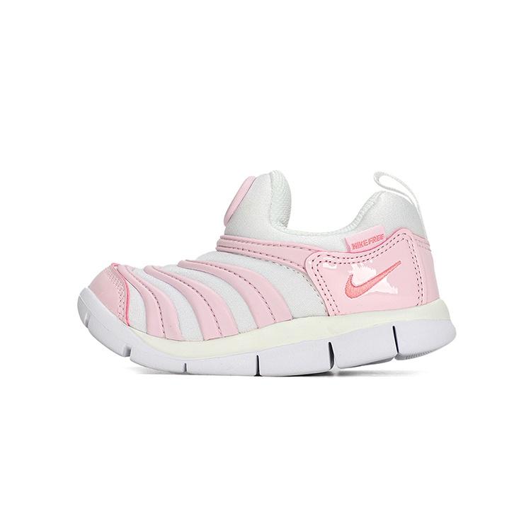 (TD) Nike Dynamo Free SE  White Pink  Baby 343938-100 EU 27