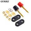 1PCS Banana plugs Couple Terminals Red Black Connector Amplifier Terminal Binding Post Banana Speaker Plug Jack
