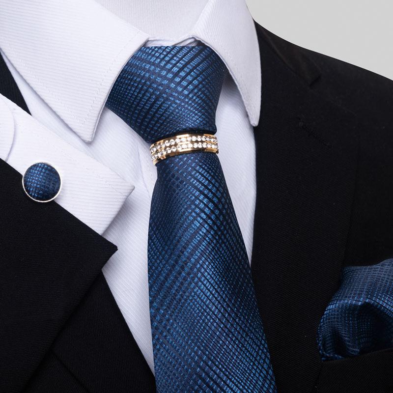 Direct Supply New Plaid Striped Flower Multicolor Men'S Tie Set