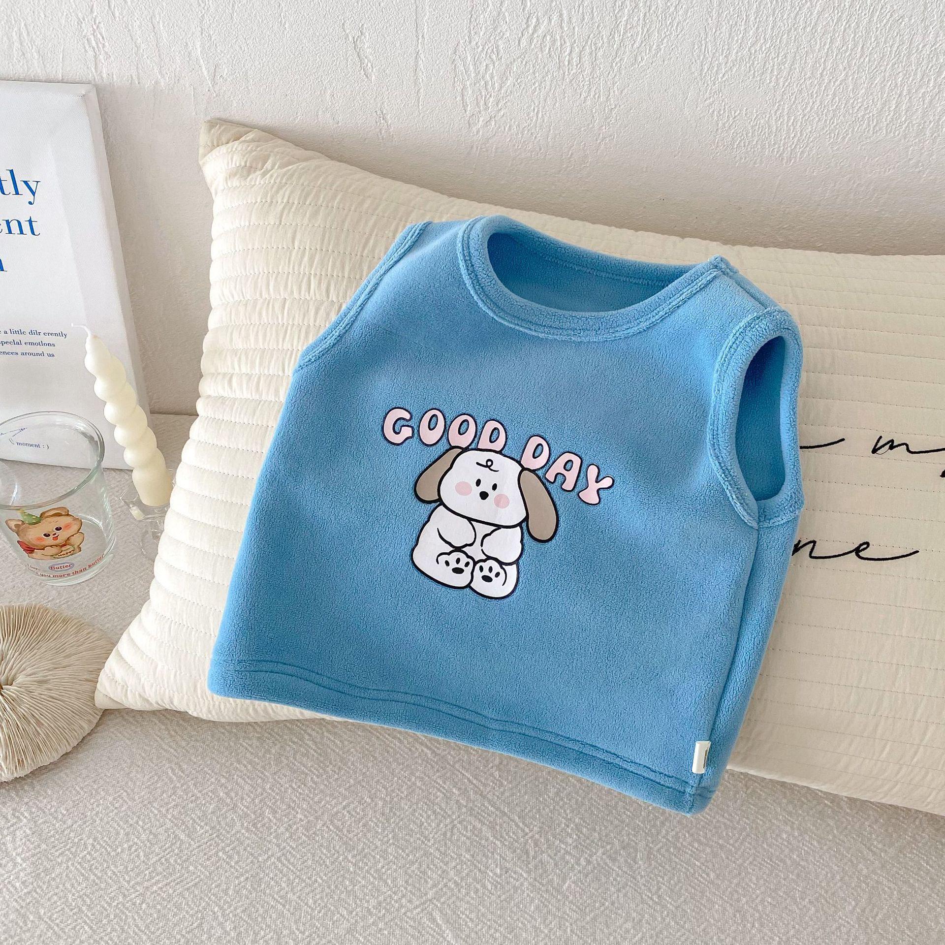 

Зимний жилет с рисунком для детей от 0 до 5 лет - Милый топ в корейском стиле для мальчиков и девочек 73 cm