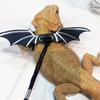 Colorful Leather With Bat Wings Gecko Chest Strap Reptile Leash Lizard Traction Rope Lizard Harness