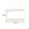 Clothes Drying Hanger with Clips ,Underwear Hanger, Windproof Laundry Rack, Sock Rack