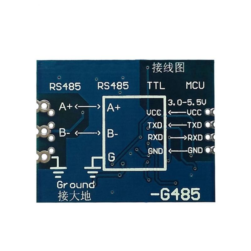 Compactly TTL to RS485 Module Signal Converters 3 V 5V Power Industrial AntiInterference Design Wide Voltages Input