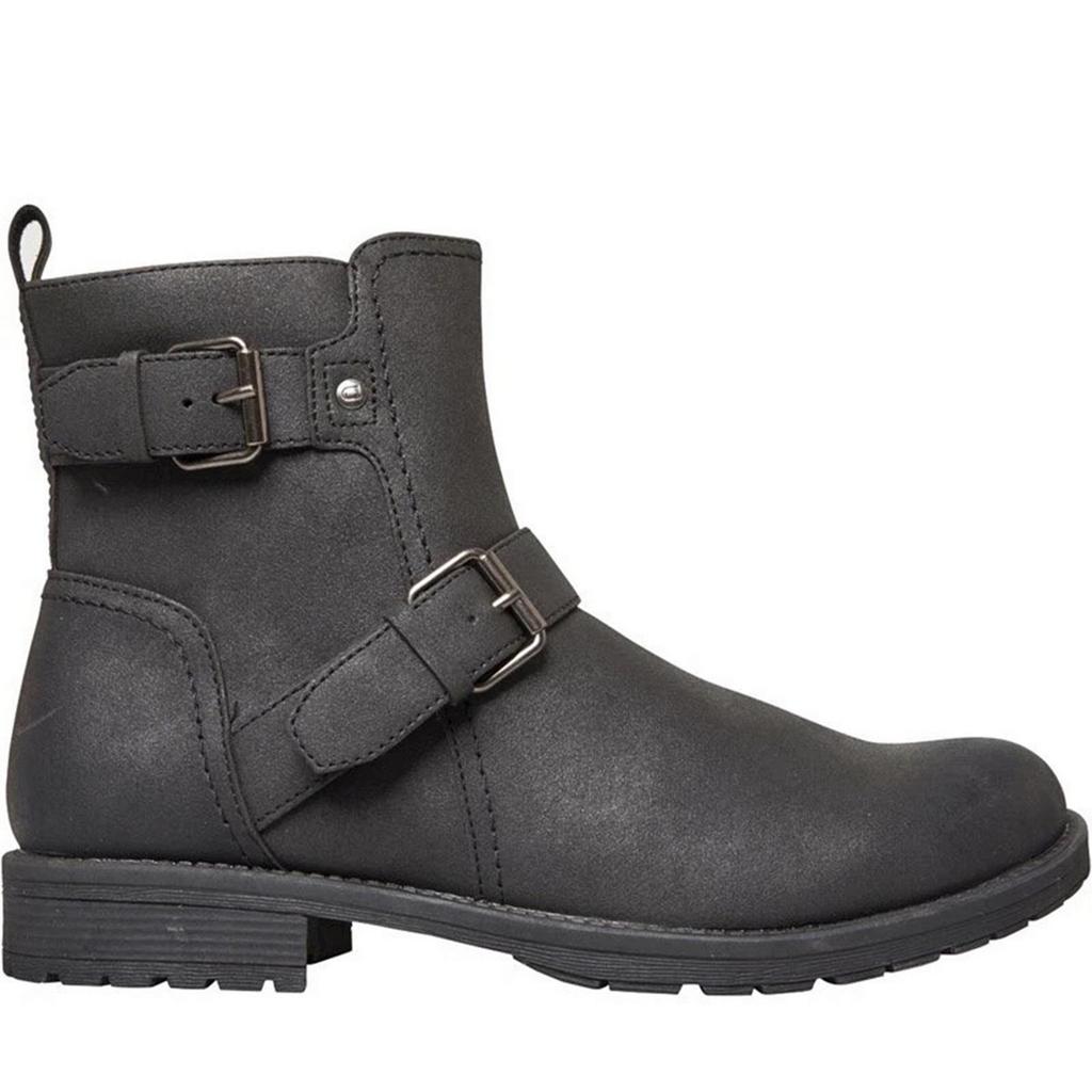 Nicholas Deakins Mens Chad Low Block Heel Motorcycle Boots