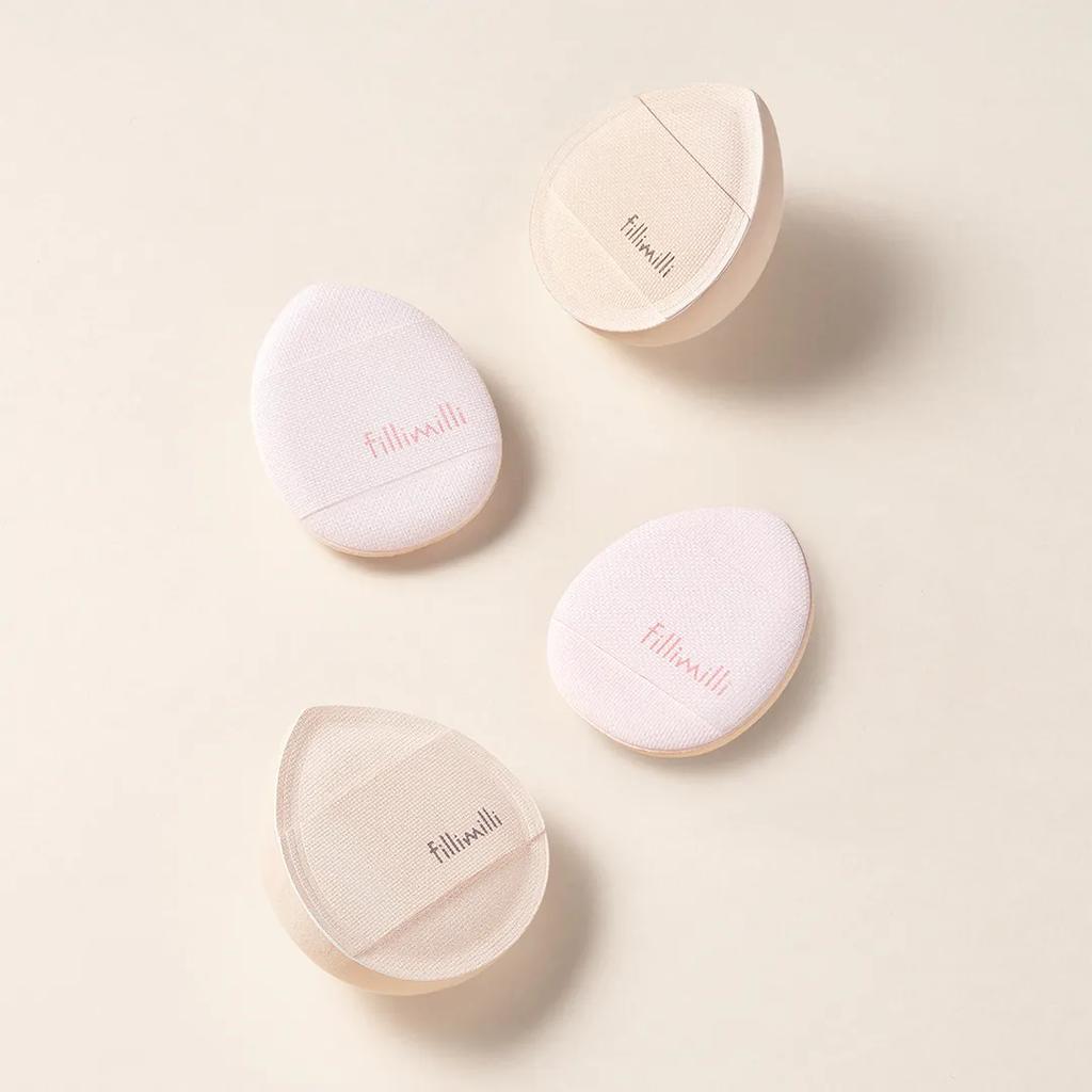 Fillimilli Mini Tapping & Tong Tong Puff (4P) Set (+Case)