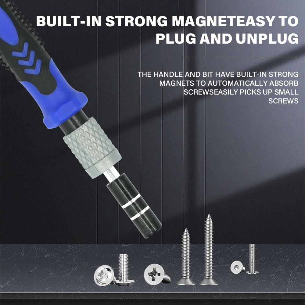 115 in 1 Magnetic Precision Screwdriver Set Complete Repair Hand Tool Kit for Computer Laptop Phone and Electronic Devices