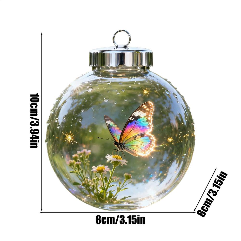 3D Animal Ball Christmas Decoration Acrylic 3D Wildlife Wonder Decorations Ocean And Forests Biology Christmas Decoration