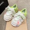 Dopamine Ugly Cute Big Head Bread Shoes Women's 2025 New Color Matching Heightened Platform Sports Casual Shoes Niche Trendy Shoes