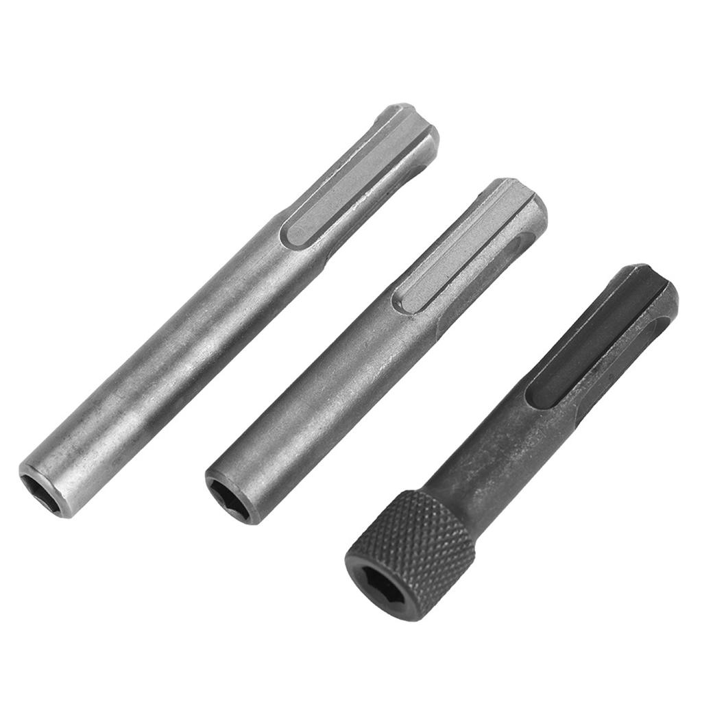 3pcs 1 or 4 Hex Shank Screwdriver Bit Holder Socket Adapter Converter with     Steel Adapter for Electric Hammer Drill Bits 100% Brand New