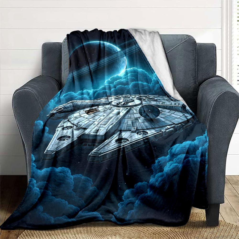 Star Wars Blanket Soft Cozy Great for Office Chair Bed Chair for All Occasions Digital Print Birthday Christmas Gift Blanket
