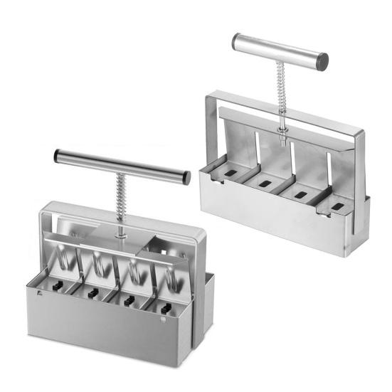 Zellen Erdblockmacher 4-Zellen/8-Zellen Aluminiumlegierung Erdblockform Manuelles Erdblockwerkzeug