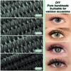 640 Tufts Diy Single Tufts Of False Eyelashes Natural Thick D-Song Segmented Grafting Eyelashes