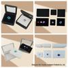 Gemstone Storage Box: Transparent Plastic Display for Loose Diamonds and Jewelry.