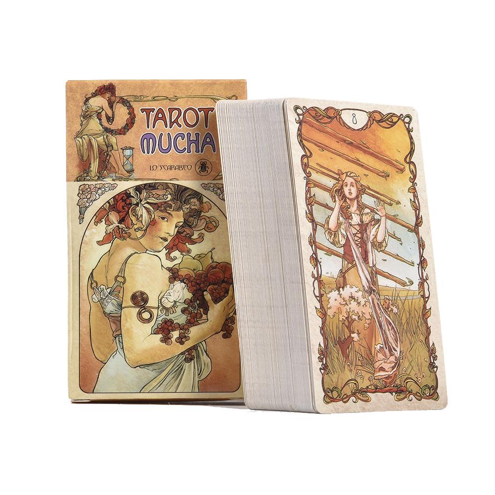 Tarot Mucha Tarot Deck Card Table Card Game Board game Fate Divination Card