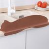 Cute Sink Splash Guard Suction Cup Base Water Blocking Board  Splash Protector