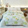Garden Colorful Floral Pattern Quilt Cover 1Pc 100% Cotton Luxury Duvet Cover Skin-friendly Soft Easy Care Queen Size Bedding