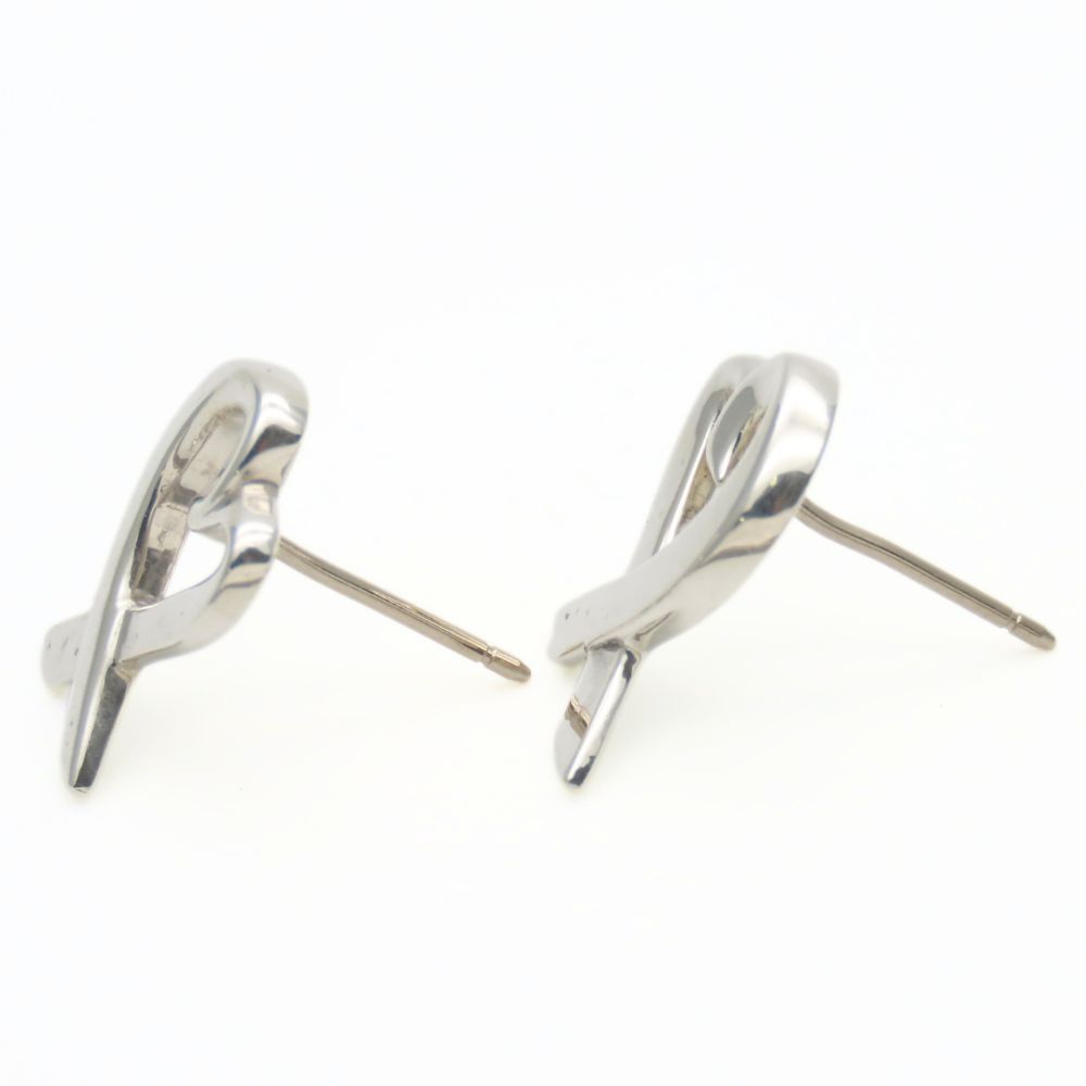 Used TIFFANY&Co. Pierce Loving heart Silver925 2.4g Silver Paloma Picasso