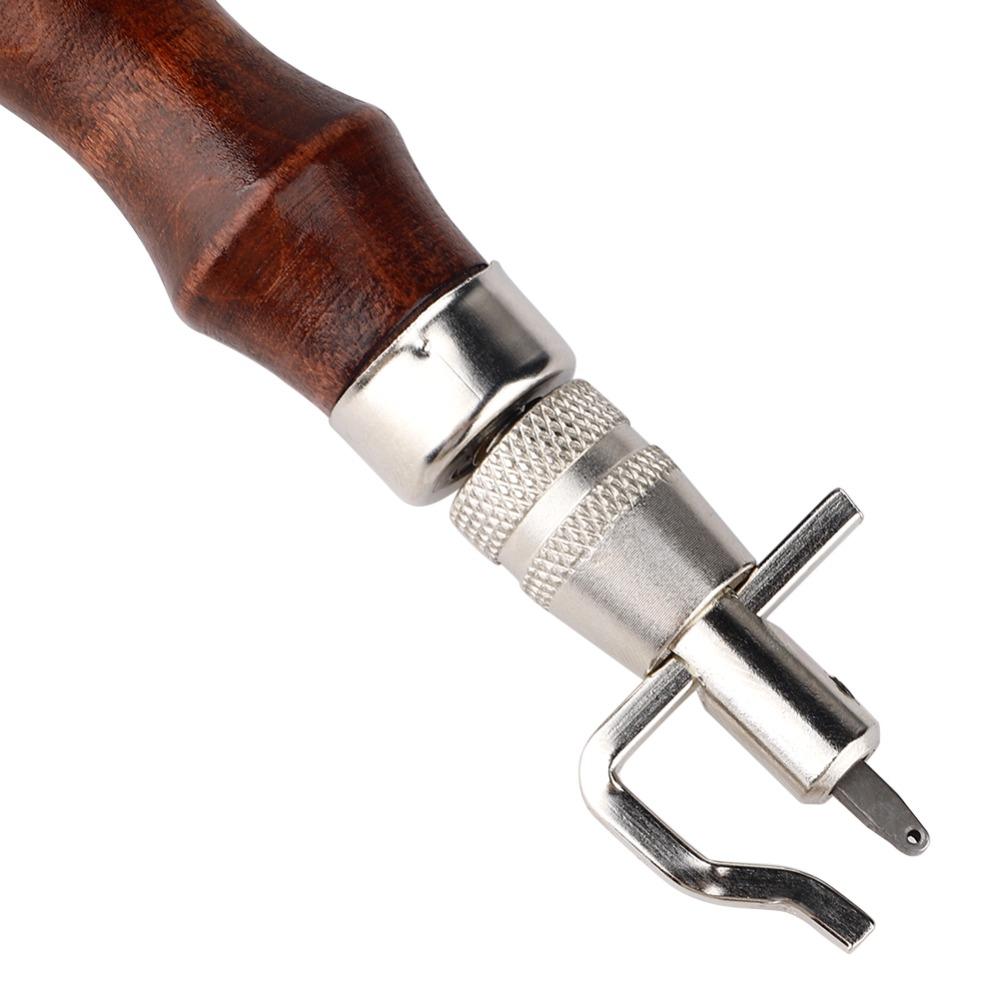 7-in-1 Multi-Functional Stitching Groover Tool Edge Creasing Tool DIY Leather Craft