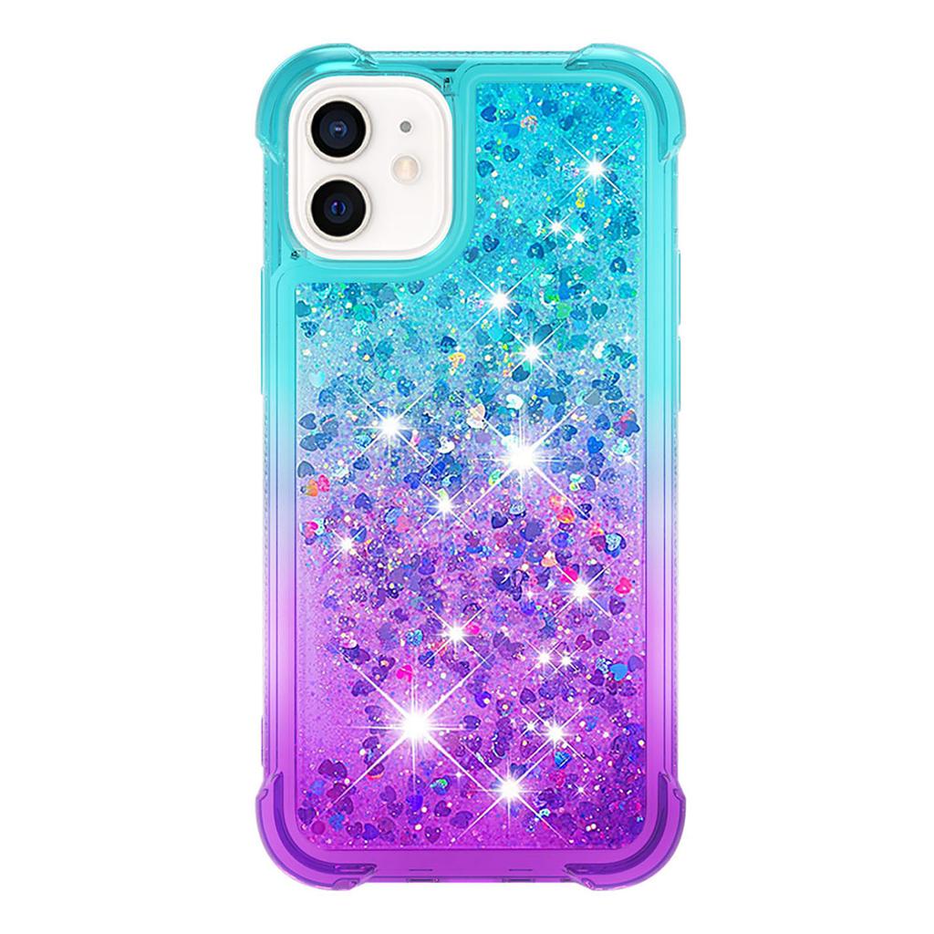 Quicksand Case for Apple Iphone 11 12 Pro X XR XS Max Glitter Flash Gradient Case for Iphone 12 Mini Phone Cover Fundas Coque