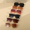6Pcs Women's Classic Color Matching Simple Retro High-End Classic Accessories Mixed Frame Bestie Gift Set Glasses