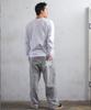 AMOU Spiral One Tuck Sweat Pants Gray