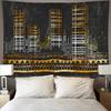Chinese Style Hanging Cloth Scenery Background Art Painting Decor Lotus Goldfish Wall Carpet Home Decoration Gilding Tapestry