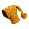 Dog Accessories Novelty Knitted Hat Soft Warm Cap Pet Winter Head Wrap for Outdoor Walks and Travel
