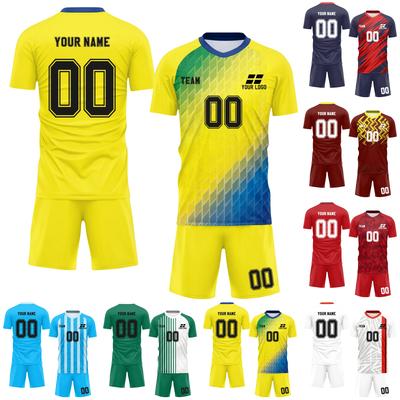 Personalised Shirts Kit Mens Girls With Name Number Custom Football Jerseys For Boys Training Suit