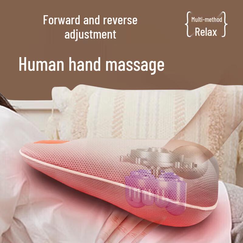 CHIGO Multi-functional Neck and Back Massage Pillow CN plug (adapter included)