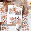 4 Styles 1Pcs/Bag Fresh Plants Long Strip Stickers Aesthetic Flowers Fruits Hand Account Decoration Stationery Stickers HMM