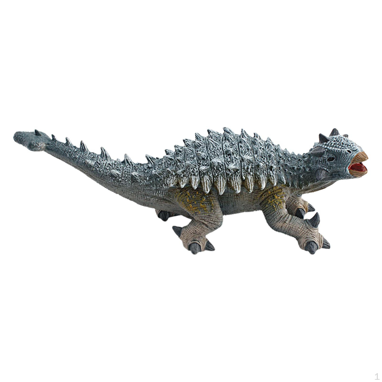 

Dinosaur Toy Animal Model Collectible Role Play Desktop Ornament, Party Favor, Realistic синій