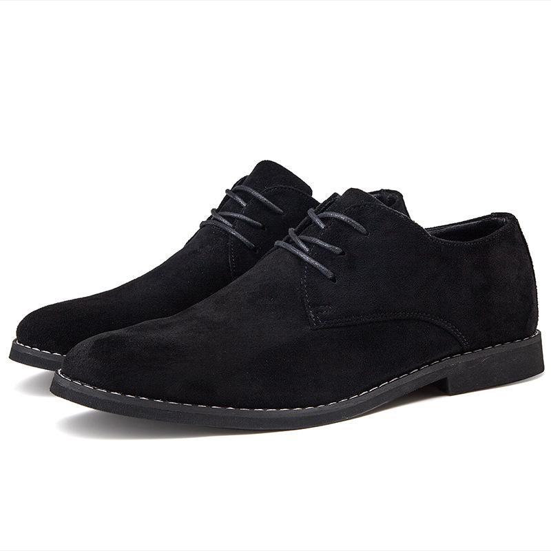 

Большие размеры, формальные повседневные маленькие кожаные туфли, летние новые импортные замшевые туфли, остроносые кожаные туфли, модные мужские туфли 46 39