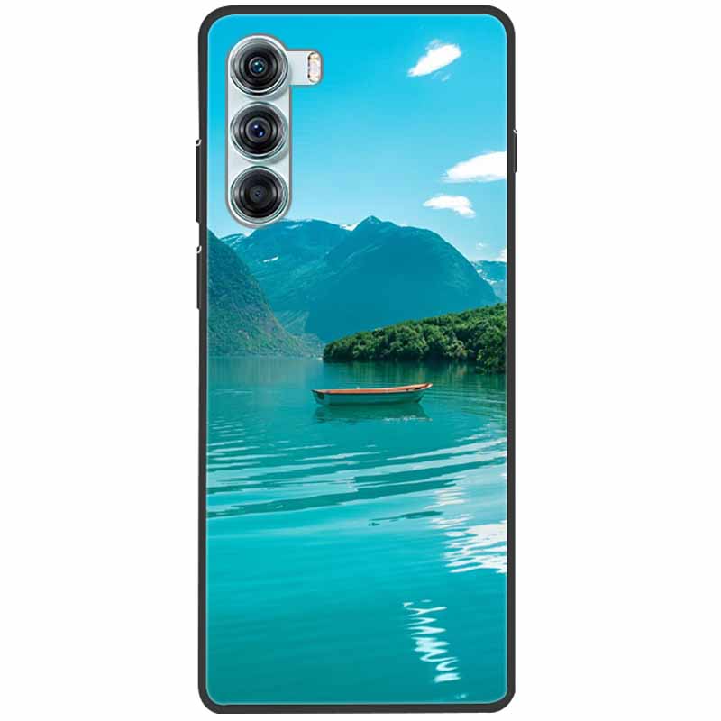 Cool Soft Cover For Moto G200 5G Case G 200 Silicone Black Protective Cases For Motorola Moto G200 5G Cover for MotoG200 Cute