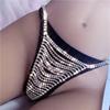 Neue Produkte, Europäische Und Amerikanische Mode Und Sexy Strass-Slips, Bikini-Körperkette, Nachtclub-Königin Strass-Tanga.