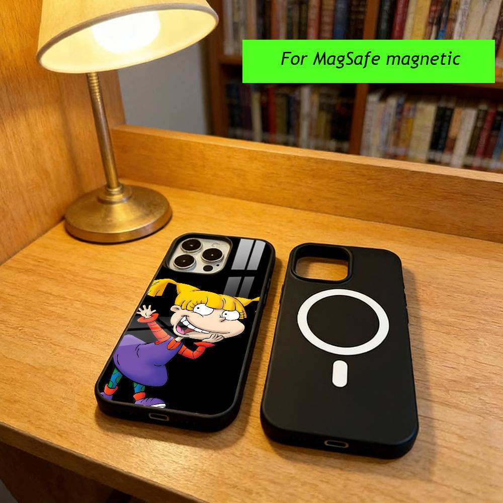 Rugrat A-Angelica Phone Case For iPhone17,16,15,14,13,12,11 Plus,Pro Magnetic For Magsafe Wireless Charging