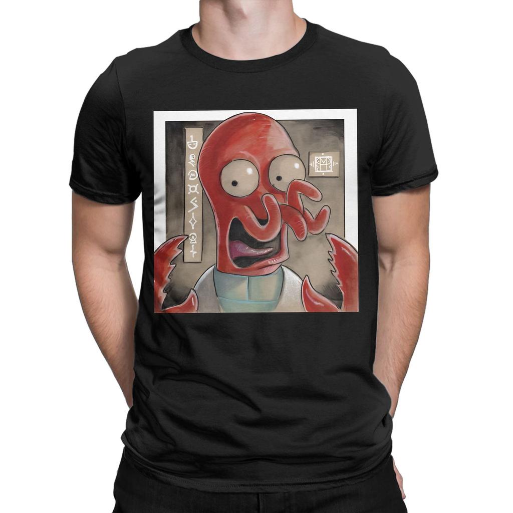 Futurama Doctor Zoidberg Classic Novelty Graphic 100% Cotton T-Shirt Tops Tees For Men