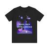 High-Tech Intelligence Tee | Futuristic Space Robots, Pixel Text Unisex T Shirt