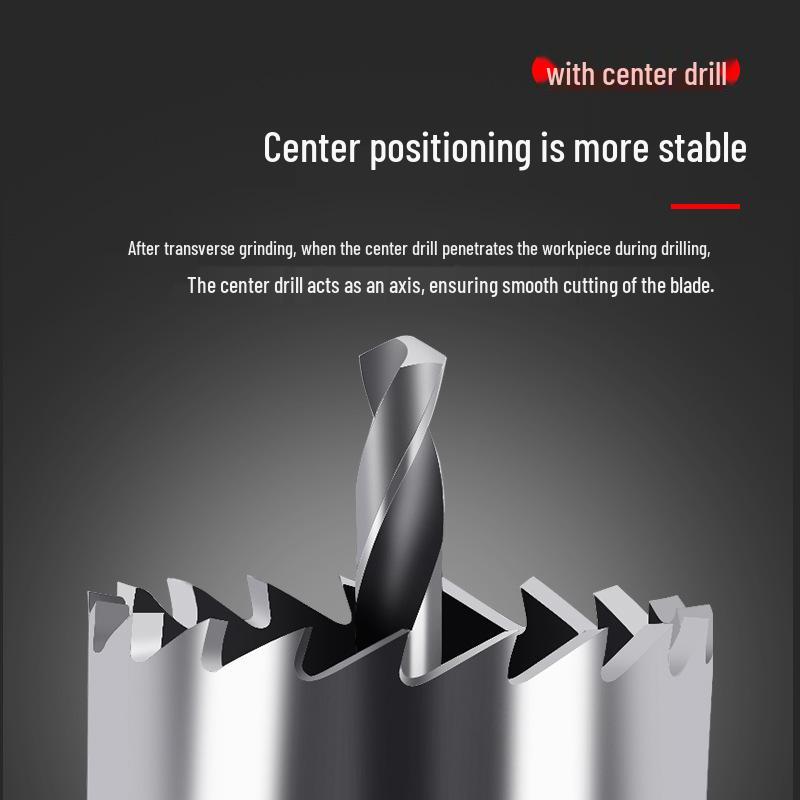 Hochgeschwindigkeits-Lochsäge aus Edelstahl für das Bohren von Metall und Aluminium