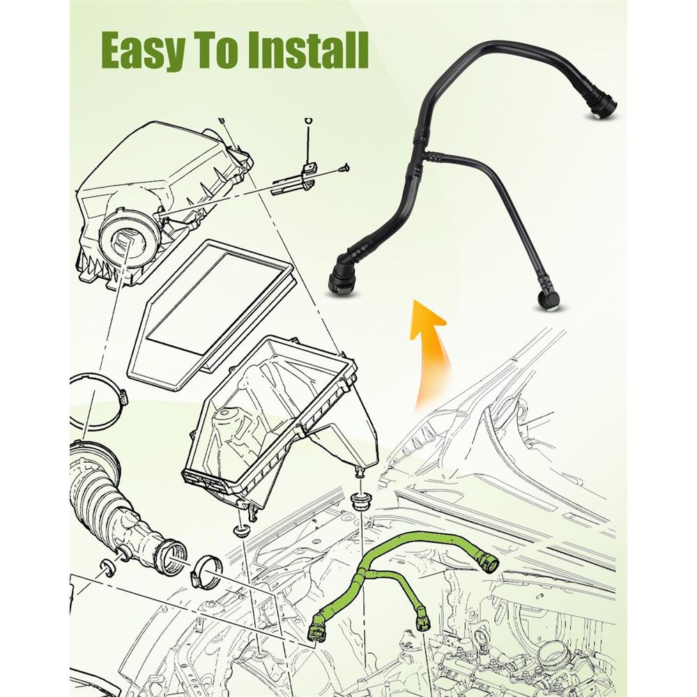 PCV Valve Tubing 12673862 for Chevy Malibu/Cruze 16-19 1.4L