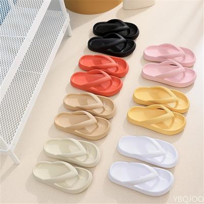 Nieuwe Zomer Mode Koppel Slippers Binnenhuis Thuis Bad of Buitensport Strand Teenslippers Comfortabele Open Teen Platform Schoenen