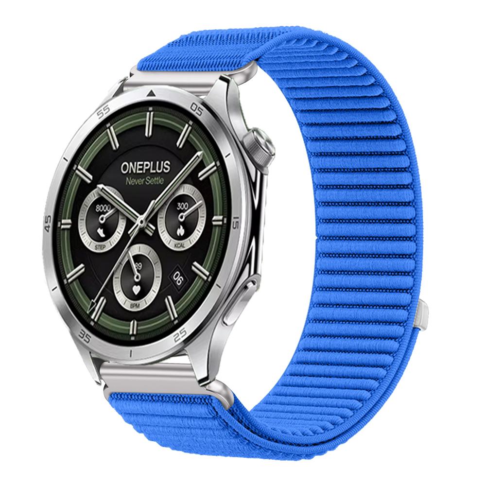 Cinturino in Nylon Ondulato da 18 mm 20 mm 22 mm per Oneplus Watch 3 43 mm 46 mm/Lite/2/2R Braccialetto Sportivo per OPPO Watch S/X2/Huawei GT6 5 4 41 mm