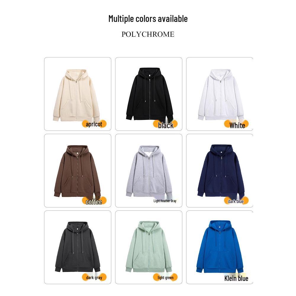 Men's Two-Way Zipper Hooded Sweatshirt